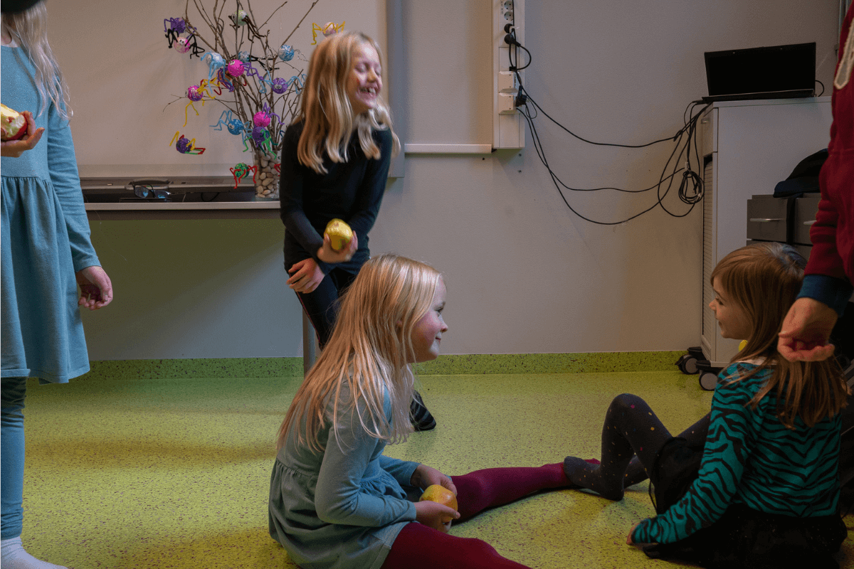 Nok næring til lek og læring. Foto: Margrethe Vikan Sæbø