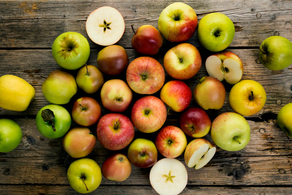 forskjellige epler epledagen